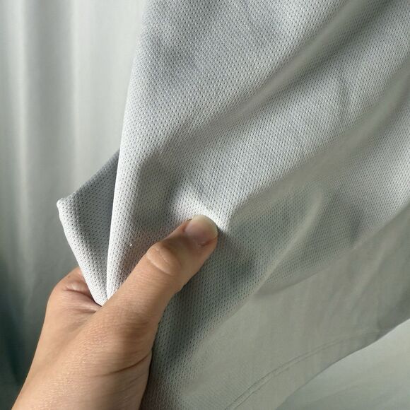 Nike Golf Polo Men's Large Grey Short Sleeve Standard Fit Dri-Fit 2 Tone Polyest - Picture 7 of 14